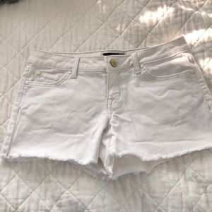 Jessica Simpson white jean shorts- size 26